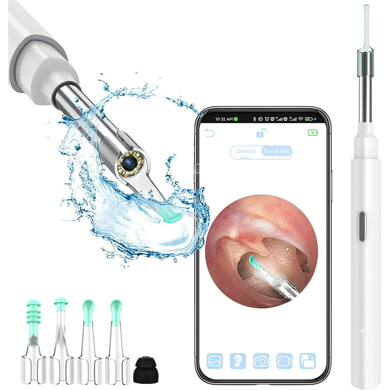 Ear Wax Removal Tool Ear Cleaner with Camera, 1093P FHD Wireless