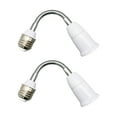 thumbnail image 1 of 2pcs Light Bulb Holder E27 Flexible Extension Adapter Light Bulb Screw Socket Converter, 1 of 8
