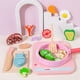 thumbnail image 3 of Pretend Play Kitchen Playset de roles Juguete educativo de cocina de de Juguete para niños Niños Niños re Rosa, 3 of 8