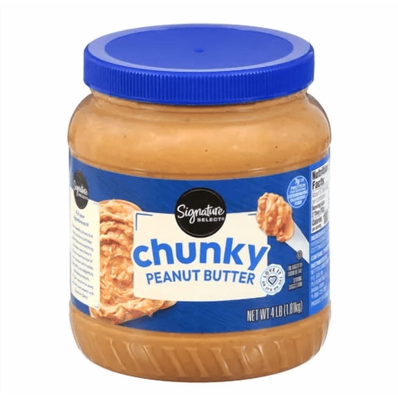 Signature S Chunky Crunchy Peanut Butter 64 Oz