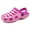 Pink/Fushia, variant on Women’s Waterproof Garden Clogs Slip‑On Nursing Shoes with Heel Strap Summer Sandals