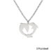 thumbnail image 3 of Collar clásico lindo delfín en forma de corazón colgantes de pareja collares con dijes de animales de acero inoxidable joyería de mujer Ropa, zapatos y accesorios Miscelánea Acero inoxidable Guardurnaity AP014157-02, 3 of 6