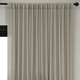 thumbnail image 4 of Oatmeal Faux Linen Extra Wide Room Darkening Curtain (1 Panel), Oatmeal, 100W X 108L, 4 of 12