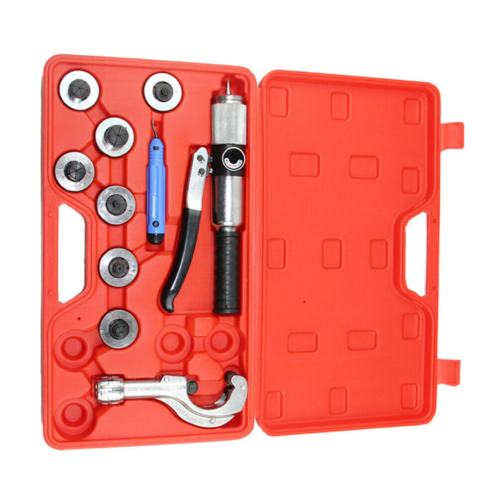 Details about   7 Lever Hydraulic Tube Expander Swaging Tubing Expander Tool HVAC Kit Aluminum 