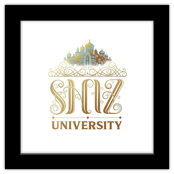 Gallery Pops Wicked - Shiz University Wall Art, Black Framed Version, 12" x 12"