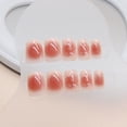 thumbnail image 4 of False Nails French Manicure Fake Tips Press On Full Nails Cover c, 4 of 8