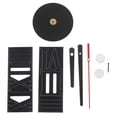 thumbnail image 4 of Reloj de pared DIY sin marco con números romanos, adhesivo, arte moderno, silencioso, adhesivo acrílico 3D, decoración para el hogar, sala de estar y dormitorio - Negro (GZ-034), 4 of 5