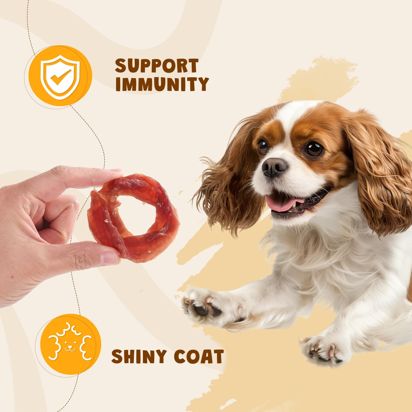 (3 pack) ASMPET Duck Jerky Dog Treats, Healthy Duck Snacks for Small Medium Large Dogs, 10.6oz