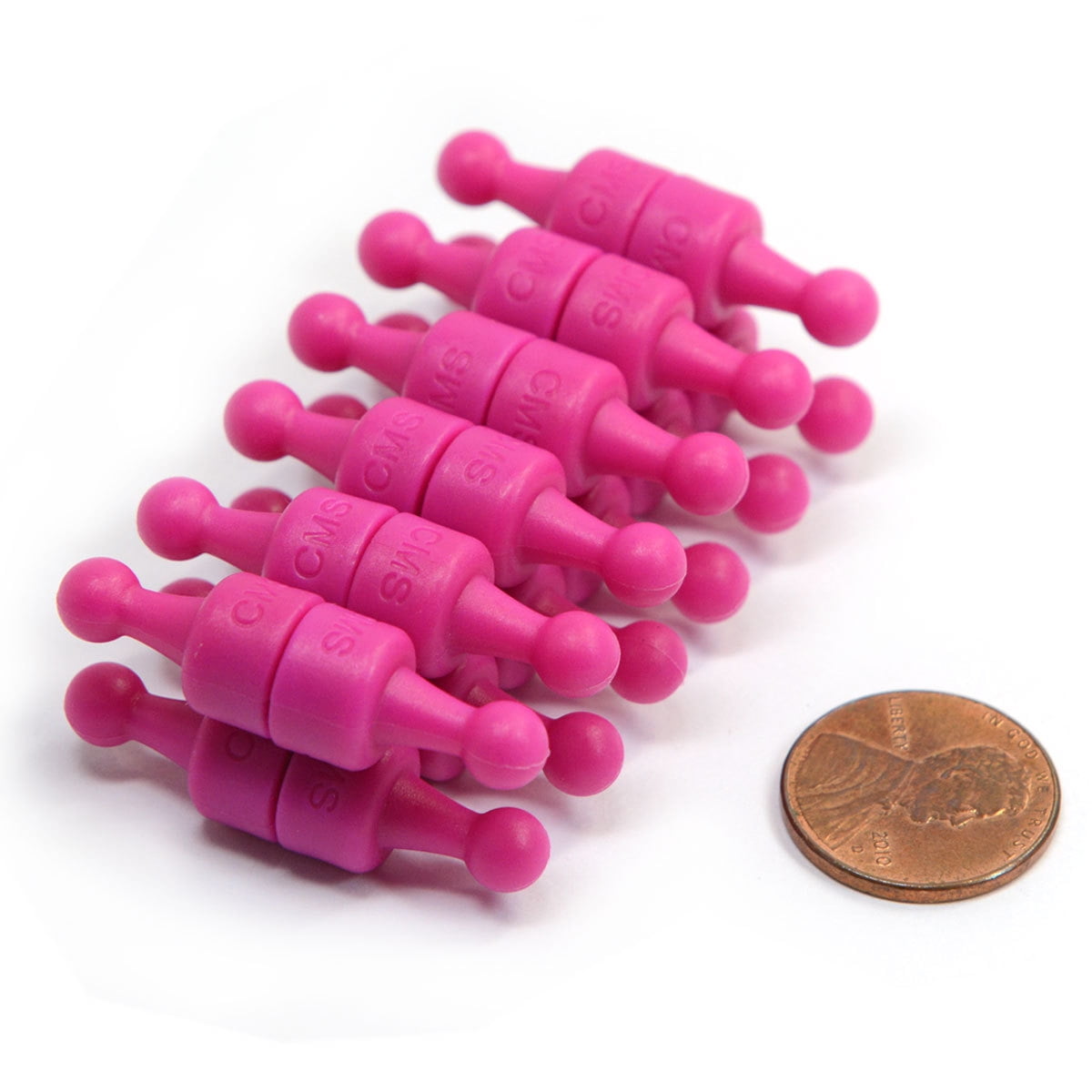 24 Ct. NeoPin® Magenta Push Pins Super Strong Neodymium