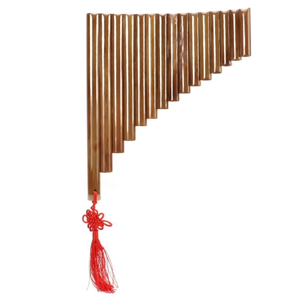 Pan Flute,15 Pipes G Tone Pans Pipe Flute,Chinese Traditional Wind