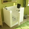 thumbnail image 2 of Meditub 2739Lh 39" Acrylic Whirlpool Walk In Tub For Alcove, Corner, Or Single Wall, 2 of 4