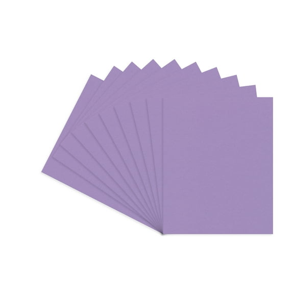 Light Purple Acid Free 5x7 Backing Board - Uncut Photo Mat Board - 10 Sheets