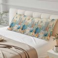 thumbnail image 4 of Teal Blue Coastal Body Pillow Covers 20"x54", Summer Beach Starfish Shell Coral Nautical Retro Soft Brushed Microfiber Breathable Throw Pillow Covers, Pillowcase with Zipper for Couch Sofa Bedroom, 4 of 9
