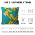 thumbnail image 5 of Nawypu  Banana Pillow Covers,Decorative Throw Pillow Banana Fruit Pattern Sketch Style Pillow Cases Outdoor Indoor Square Cushion Covers for Home Sofa Couch Blue Yellow, 5 of 5