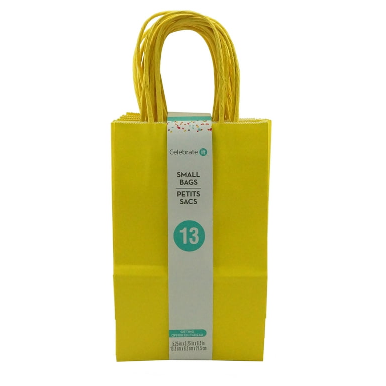 モデーア おまとめセット yellow paper bag Small Yellow Paper Bag Value Pack by Celebrate It - Walmart.com