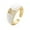 R, variant on Adjustable Crystal Gold Initial Letter Open Ring Women Alphabet Rings Women's Signet Ring Gold Tone Alphabet Rings