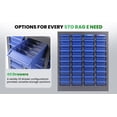 thumbnail image 2 of 40 Drawer Bolt & Nut Tool Storage Cabinet, Gray Iron Frame with HIPS Plastic Drawers, Parts Organizer with Dividers & Label Stickers for Hardware, Screws, Small Tools, 2 of 5