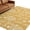 Ginger Yellow, variant on Washable Round Rugs 3ft Brown Botanical Circle Rug Non-Slip Soft Non-Shedding Low-Profile Spring Summer Chic Wildflowers Small Area Rug Carpet for Living Room Bedroom Dining Room Home Decor
