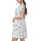 thumbnail image 2 of Balery Strawberry Vestidos sueltos de manga corta para mujer, vestidos de verano 2025, vestidos casuales de corte A con vuelo., 2 of 6