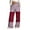 Wine, variant on Jgppe Womens Loose Trousers Trendy Stripe Drawstring Waist Straight Leg Casual Pants with Pockets