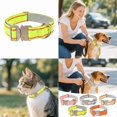 thumbnail image 6 of Reflective Nylon Dog Collars Reinforced Heavy Duty Pet Collar With Metal Quick Release Buckle Adjustable For Medium And Large Cats Outdoor, 6 of 9