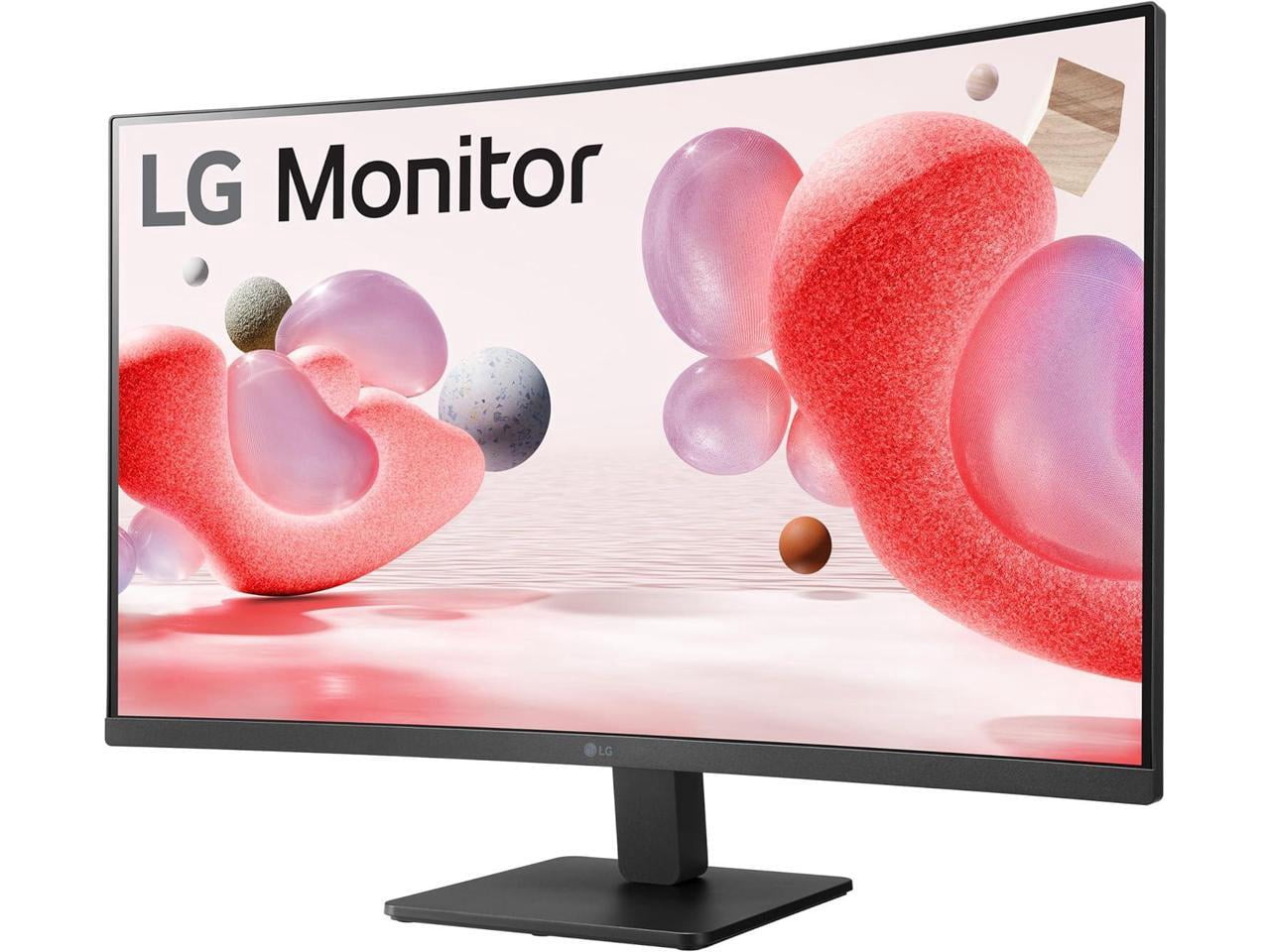 LG 32MR50C-B カーブドモニター 本体 LG, 32-inch FHD Curved Monitor, 32MR50C-B, 100Hz AMD FreeSync