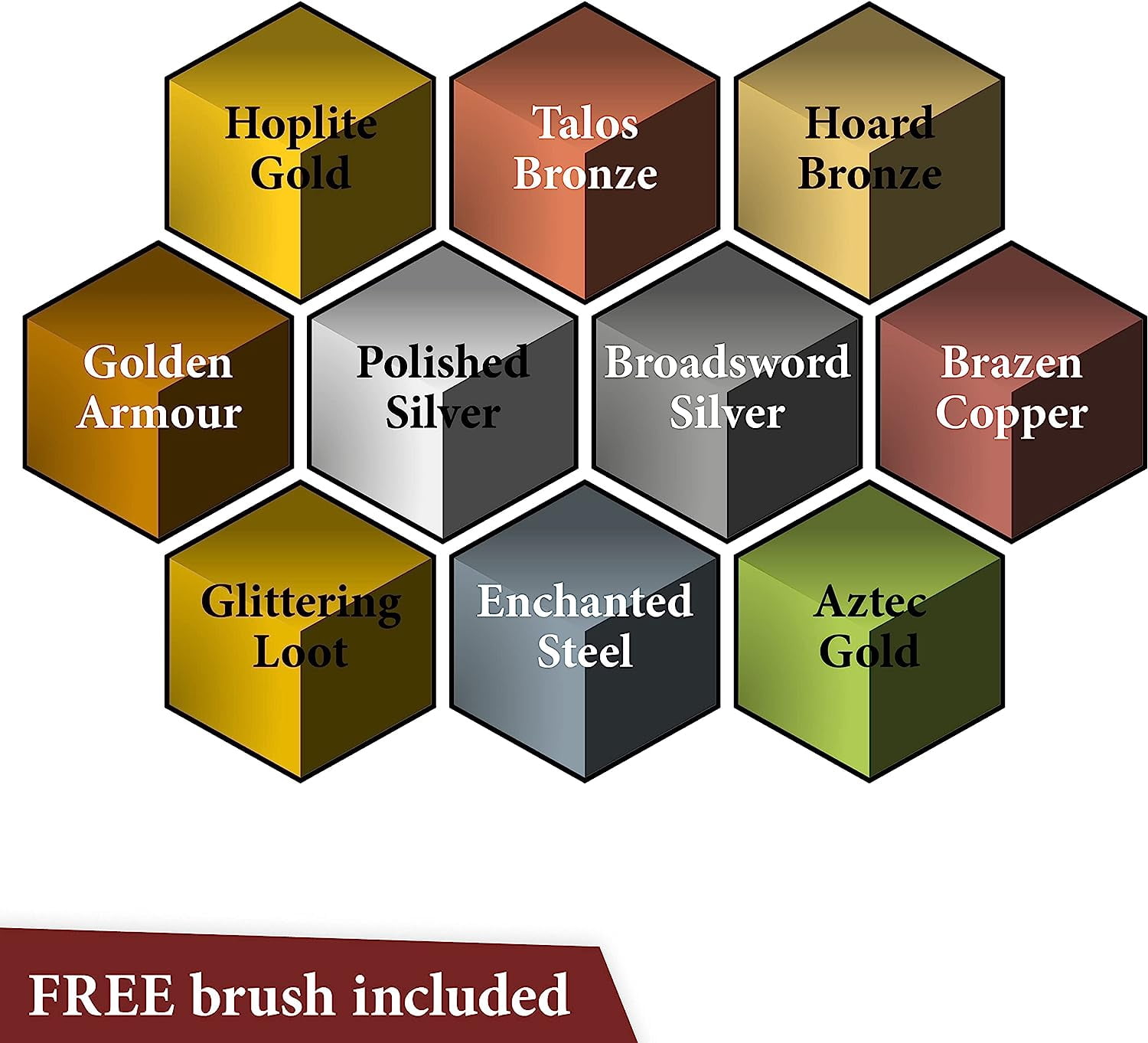 Army Painter, The Speedpaint Metallics Set 2.0 New