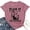 2Light Pink7, variant on Dolly Memorial T-Shirt, Parton Country Music Tee Letter Print Tee Women Casual Everyday Wear Lightweight Short Sleeve Tops With Stylish Soft Breathable All Day Comfort