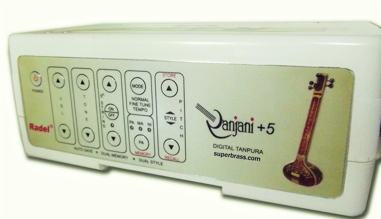 Radel Digital Tanpura Ranjini +5 Electronic Saarang