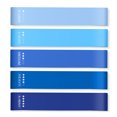 thumbnail image 1 of Yeacher 5PCS Sports Exercise Resistance Loop Bands Set Elastic Booty Band Set with Carry Bag for Yoga Home Gym Training, 1 of 7