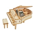 thumbnail image 3 of Rompecabezas 3D para adultos, Kit de modelo de caja de música de Piano, caja de música de madera estética, Kit de rompecabezas para hombres, mujeres, Estilo B, 3 of 10