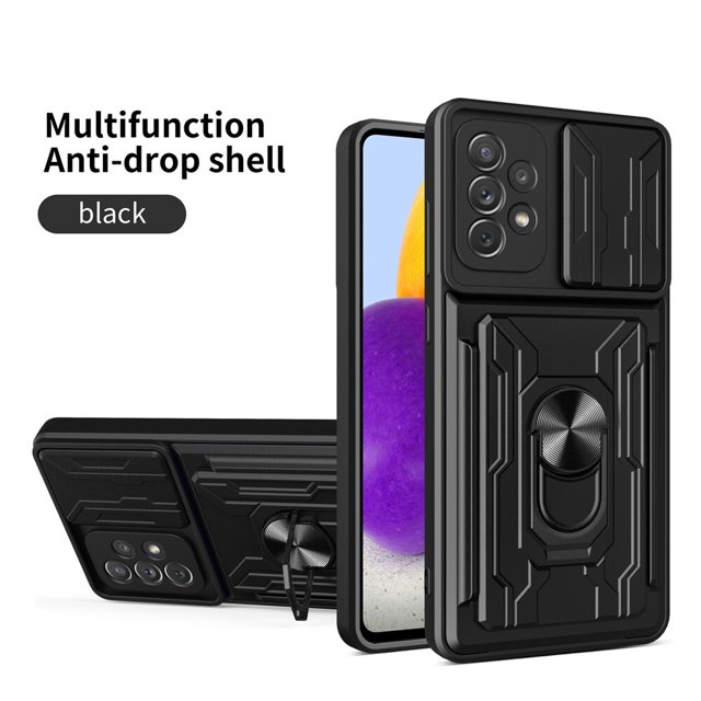 Funda protectora de lujo a prueba de golpes para Samsung A51 A71 A12 A52 A72 A32 A13 A53 Galaxy S20 FE S21 Plus S22 S23, funda con soporte para tarjetas Tan Jianjun unisex