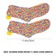 thumbnail image 2 of BRIGHTFUFU 1Par Medias De Coral Amarillas De Suaves Y Transpirables Para Uso Diario, 2 of 7