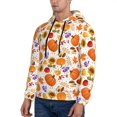 thumbnail image 3 of Sikiie Autumn Plants Men's Hoodie, Essentials Hoodie, Sweatshirt, Pullover Hooded Sweatshirt for Men-X-Large, 3 of 7