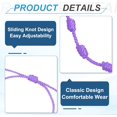 thumbnail image 3 of 10 Pcs Adjustable Cord Bracelet String, 7 Knot Good Luck Handmade Braided String Protection for Women DIY Wrist Jewelry Making, 13-26cm Long, 3 of 5