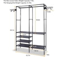 thumbnail image 2 of Portable Closet, Freestanding Closet Organizer, Clothes Rack with Shelves, Hanging Rods, Storage Organizer, for Cloakroom, Bedroom, 66.1x42.1x14.2 Inches, Black, 2PCS, 2 of 7
