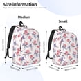 thumbnail image 3 of Lsque Lavender Flowers Pattern Canvas Daypack, Durable Backpack, High-quality Versatile Backpack,Vintage Compact Backpack-Small, 3 of 6