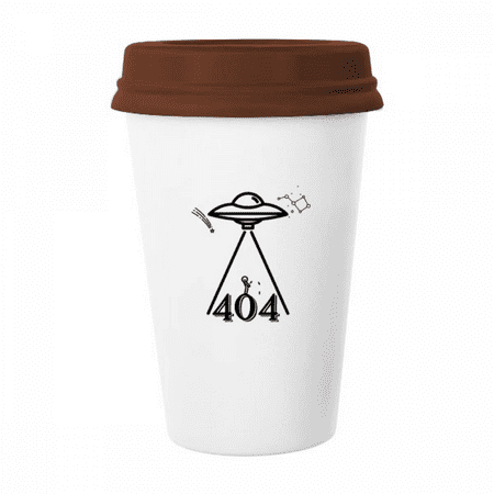 

Planetary Spacecraft Searching Humans Mug Coffee Drinking Glass Pottery Cerac Cup Lid