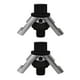 thumbnail image 1 of 2X Tapón de Champán de Acero Inoxidable, Tapón de Botella de Champán con Bomba, Adecuado para de Vino Espumoso-Negro, 1 of 7