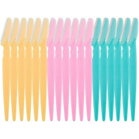 18 Pcs Exfoliating Dermaplaning Tool, Eyebrow Razor, Facial Razors Shaver with Precision Cover for Women and Men