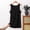 Black, variant on Qulqfy Tank Tops for Women Cotton Sleeveless Plus Size Beige Scoop Neck Casual Flowy Tunic Loose Fit Summer Tops 2XL
