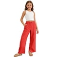 thumbnail image 2 of SOFTCCLO Wide Leg Jeans for Girls Loose Denim Long Pants for Summer Casual Girls Baggy Denim Pants Size 5-6Y, 2 of 8