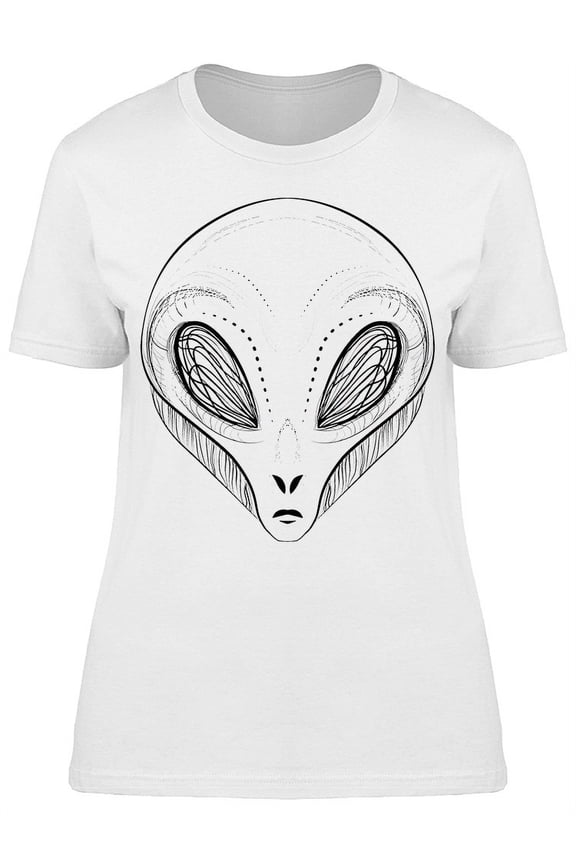 Alien Head Intergalactic T-Shirt Women -Image by Shutterstock, Female 3X-Large
