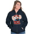 thumbnail image 4 of Popeye The Sailor Man USA Muscle Zip Up Hoodie Men's Women's Brisco Brands X, 4 of 6