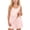 Suit-677Pink, variant on Gamivast 2 Piece Pajama Set for Girls Sleeveless Scoop Neck Tank Top and Ruffle Hem Shorts Set Breathable Silky Satin Sleepwear Loungewear Outfit Set