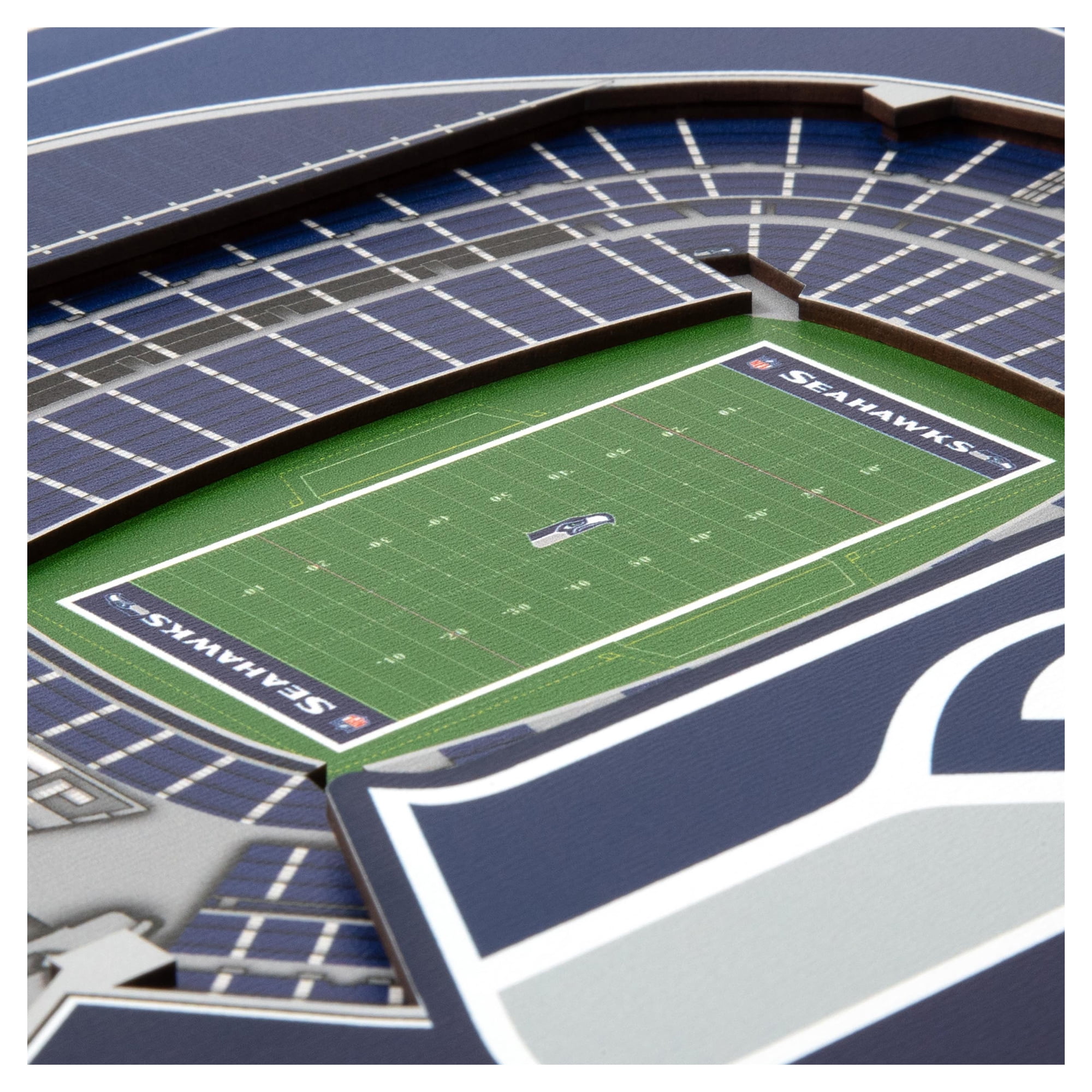 IDNA Seattle Seahawks 12" x 12" Stadium Series 3D Wall Art