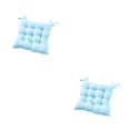 thumbnail image 2 of Bearachild Cojín De Asiento Sin Hilos Sueltos - Mejor Soporte Y Cojín De Silla Indeformable Comedor Jardín Azul Cielo 40x40 Cielo azul 40x40 2piezas, 2 of 6