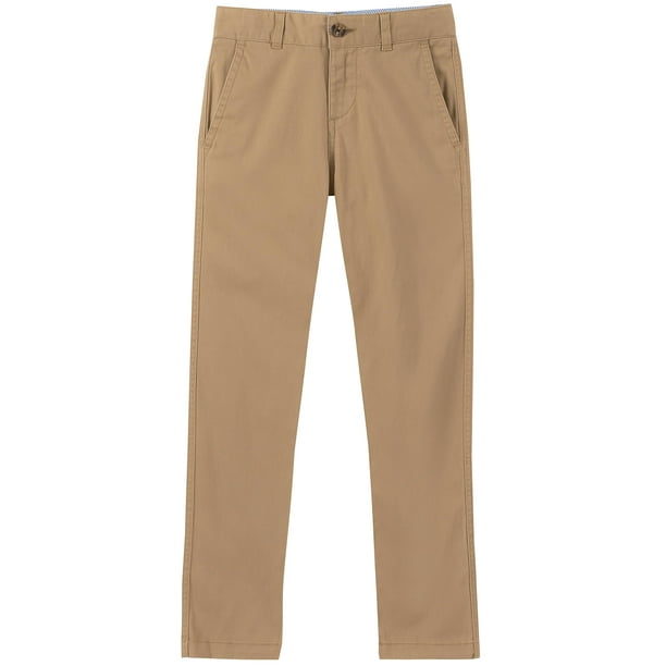 Pantalón Tommy Hilfiger Academy Chino para niños, color caqui dorado, talla 5