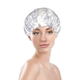 thumbnail image 3 of YFYANG Women's Double Waterproof Shower Cap, Vintage Insect Graffiti Reusable Hair Cap for All Hair Styles and Head Sizes, 3 of 9