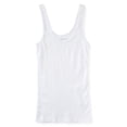 thumbnail image 1 of Camiseta sin mangas acanalada Aeropostale para mujer, blanca, extragrande Aeropostale  Camiseta sin mangas, 1 of 2